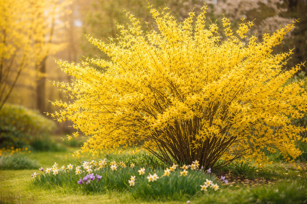 Forsythia - golden bells