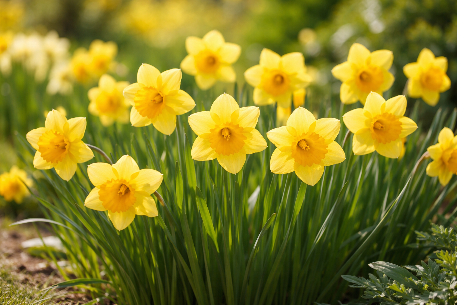 Spring daffodils