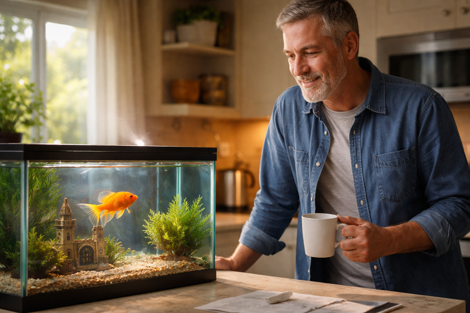 Maurice the goldfish