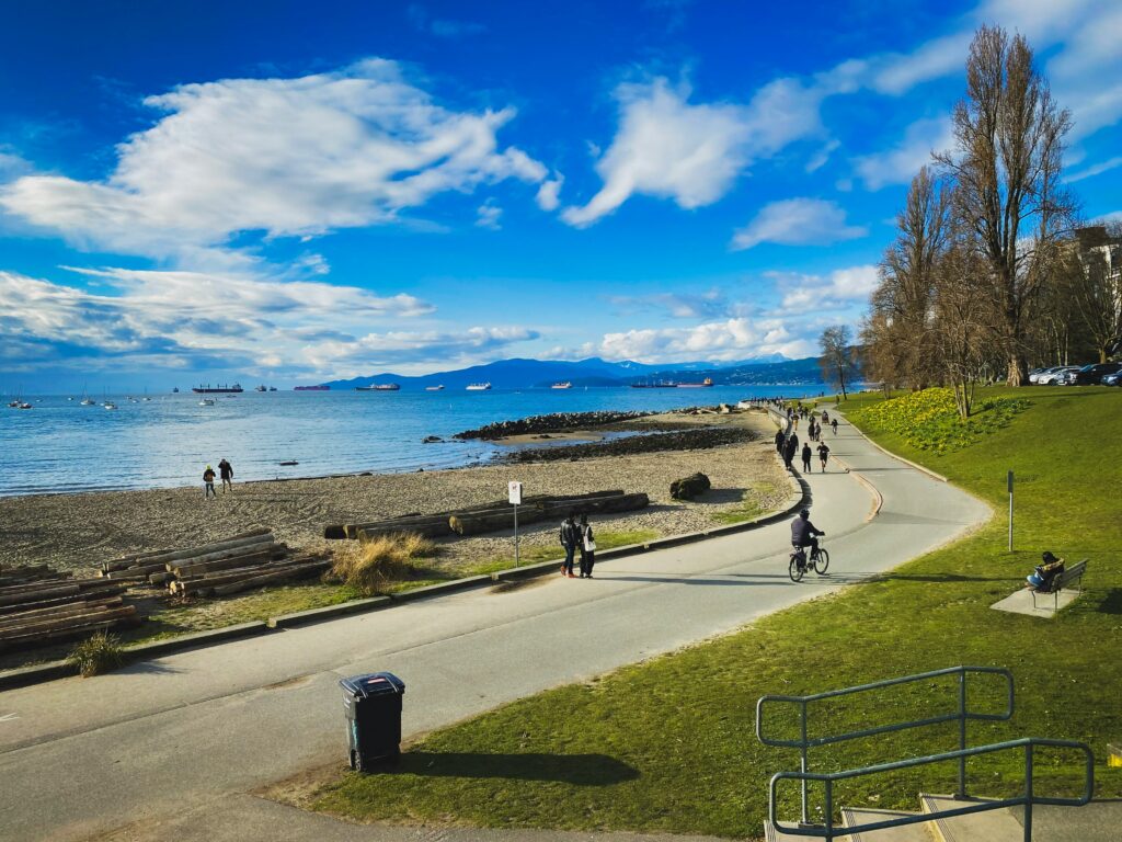 The path at Sunset Beach, Vancouver